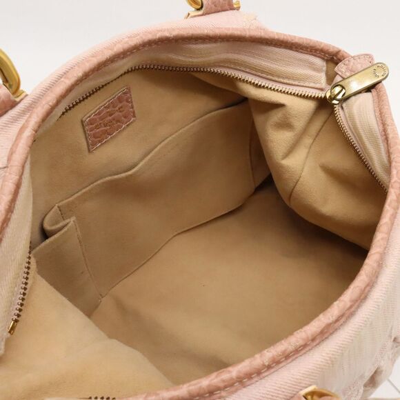 Louis Vuitton Monogram Denim Neocabby MM Tote Shoulder Bag Pink - Picture 5 of 9